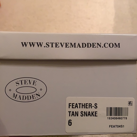 Steve Madden Feather S-Tan Snake Loafer - Picture 4 of 12